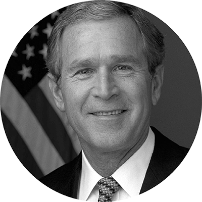 George W - Bush - George W Bush (400x400), Png Download