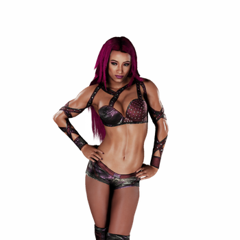 Sasha Banks Wwe 2k18 Render By Gamernafz - Sasha Banks Wwe 2k18 (350x350), Png Download