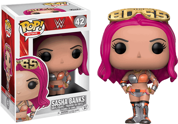 Sasha Banks Pop (600x600), Png Download