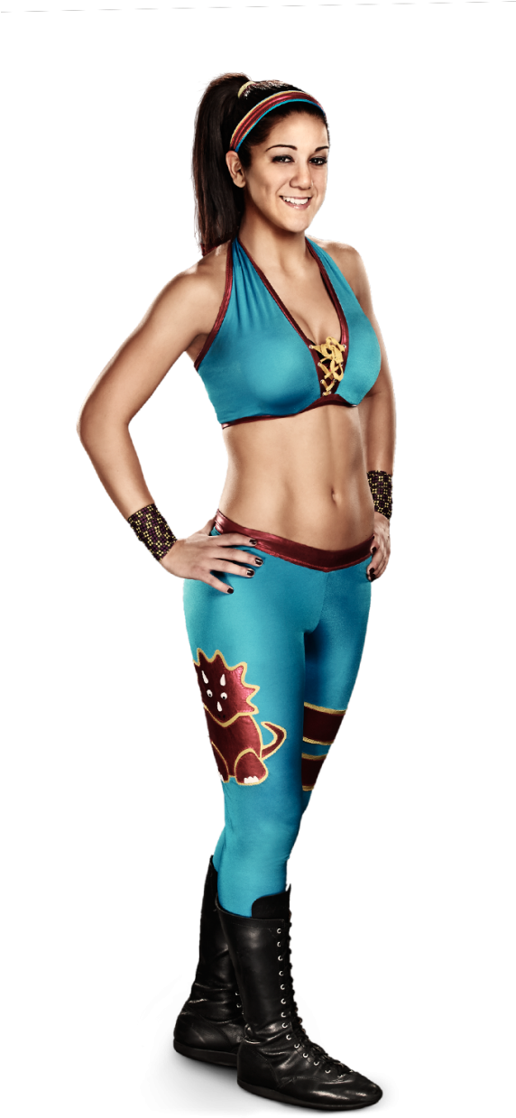 Bayley Wwe Divas 35359117 571 - Bayley Wwe Full Body (571x1300), Png Download