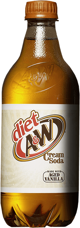 Soda Diet A&w Cream - Diet A&w Cream Soda, 12 Fl Oz Cans, 12 Pack (282x823), Png Download