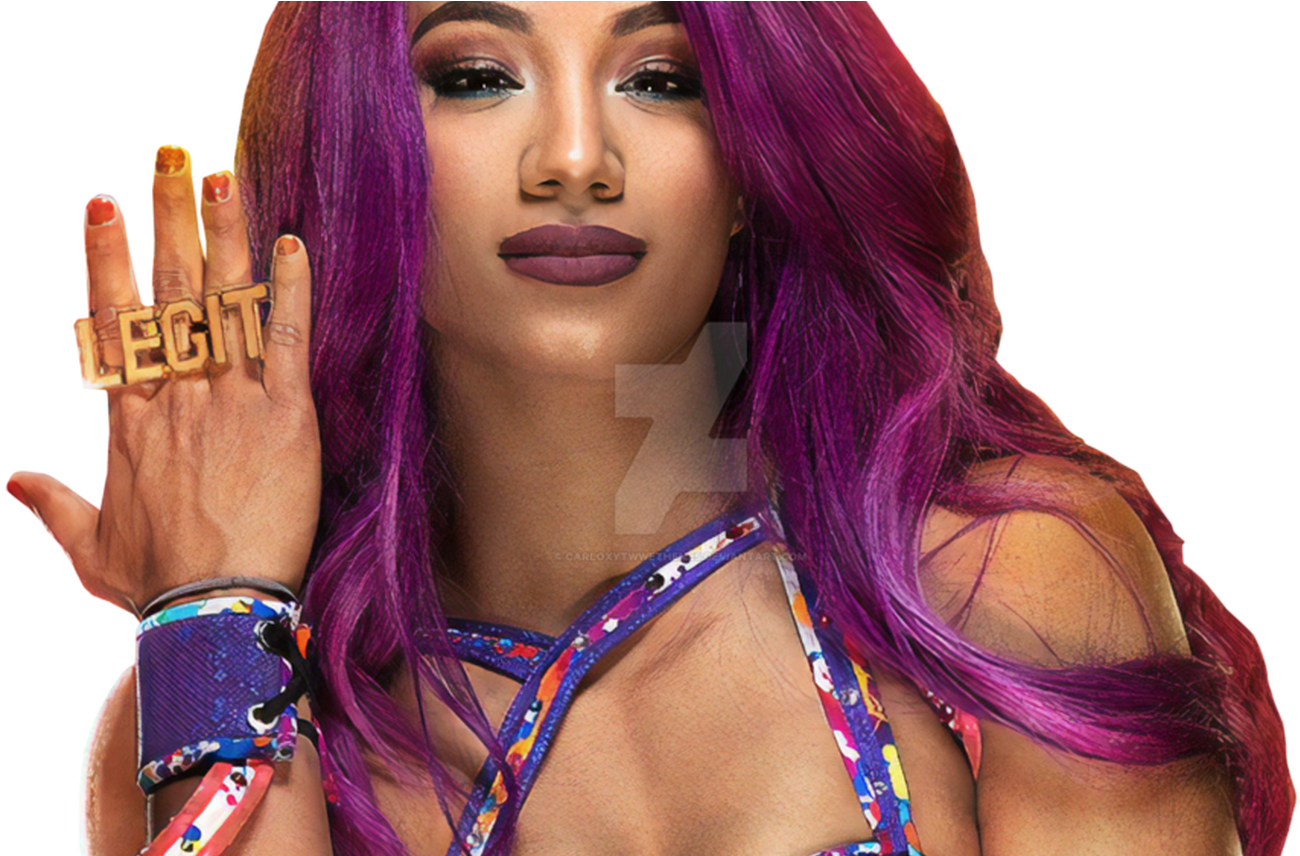 Sasha Banks New Render Wwe Shop High Quality By Carloxytwwethemes - Sasha Banks (1368x855), Png Download