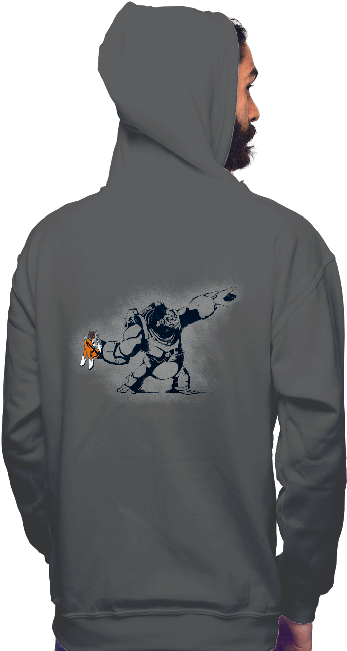 Banksy Overwatch - Hoodie (650x650), Png Download