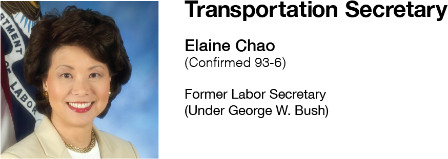 Chao Profile - Elaine Chao (995x400), Png Download