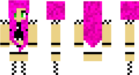 Minecraft Skin Sashabanks (600x348), Png Download