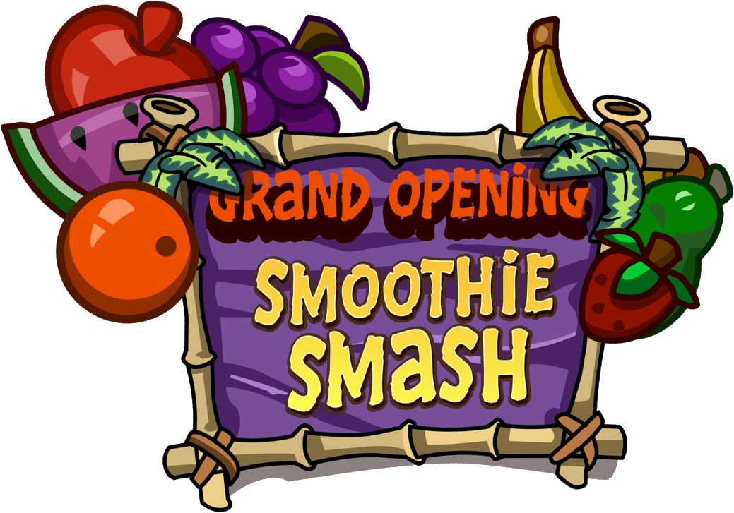 Coffee Shop 2012 Grand Opening - Smoothie Smash (1039x727), Png Download