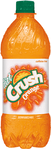 Diet Crush Orange Soda - Crush Orange (250x500), Png Download