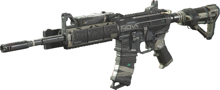 Transparent Gun Infinite Warfare - Nv4 Call Of Duty (891x364), Png Download