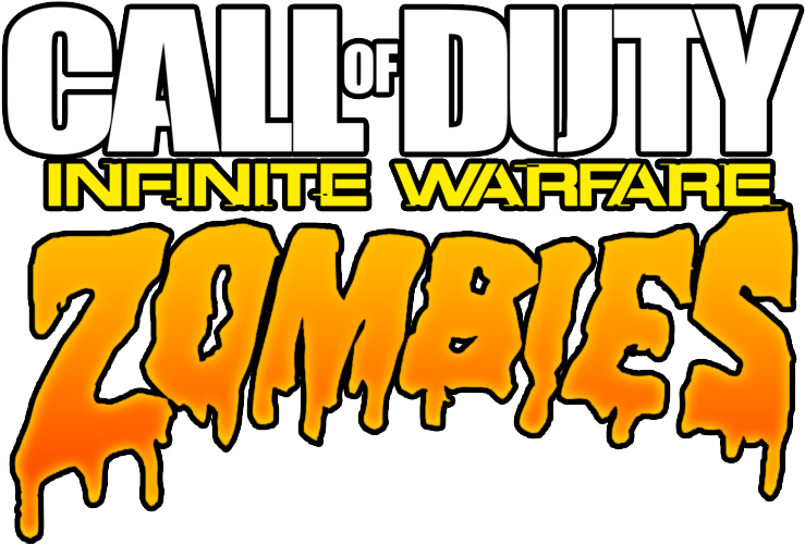 Infinite Warfare Zombies Logo (1280x720), Png Download