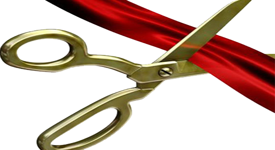 Grand Opening Packages - Ribbon Cutting In Png (550x300), Png Download