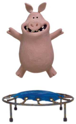 The Pictures For Shaun Sheep Characters Png - Shaun The Sheep Trampoline (342x545), Png Download