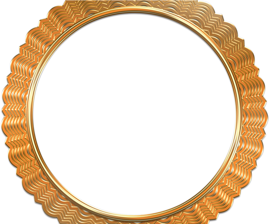 Antique Gold Photo Frame Png Image - Portable Network Graphics (1024x768), Png Download