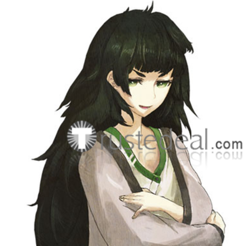 Steins Gate 0 Maho Hiyajo Long Black Cosplay Wig 100cm - Steins; Gate 0 - Ps3 (800x1200), Png Download