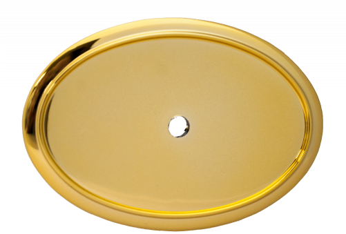 X Oval Badge Holder Frames Holders - Gold Plain Frames Oval Png (500x588), Png Download
