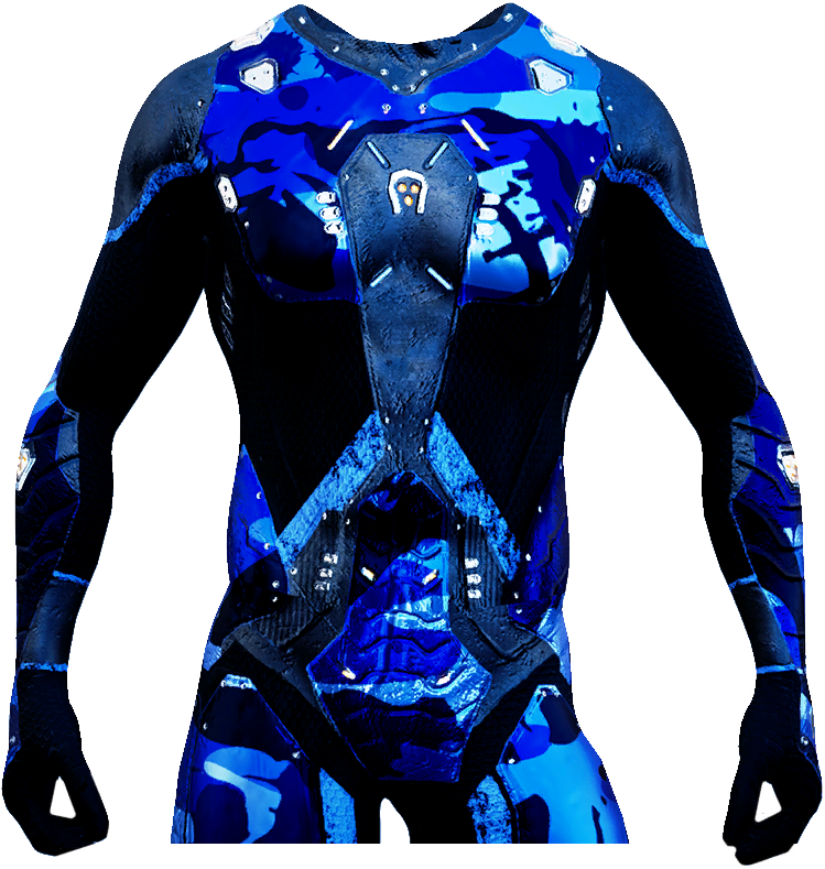 Blue Splash Camo - Active Shirt (1024x1024), Png Download