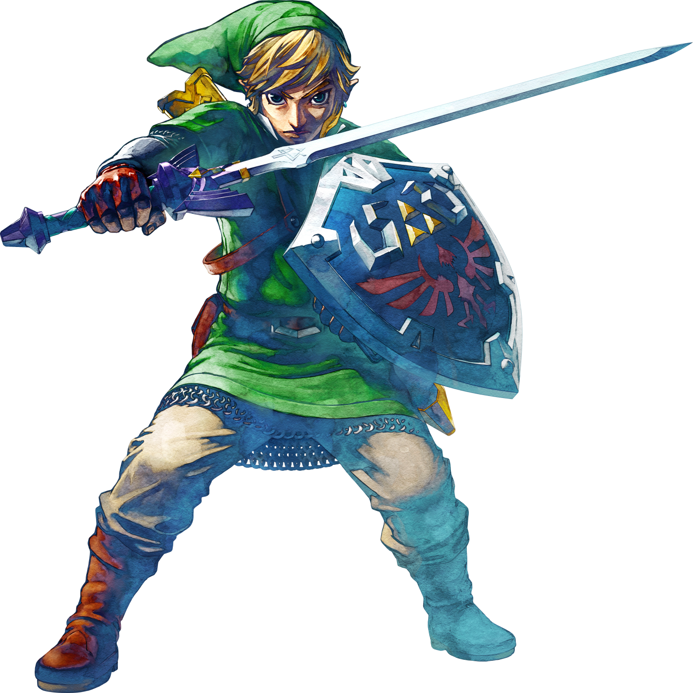 240 × 240 Pixels - Link Skyward Sword Official Art (768x768), Png Download