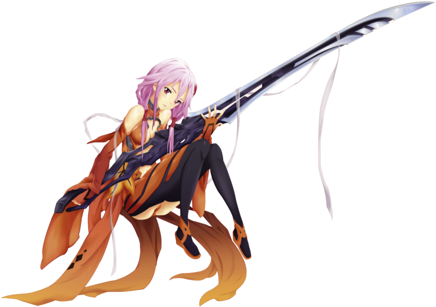 Sword And Crown Clipart - Guilty Crown Inori Png (900x750), Png Download