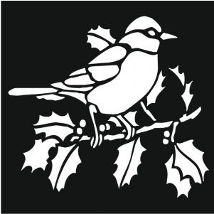 That Special Touch Mask Christmas Robin - Christmas Day (300x400), Png Download