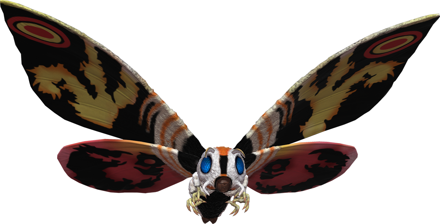 Mothra - Godzilla The Game Mothra (1400x714), Png Download