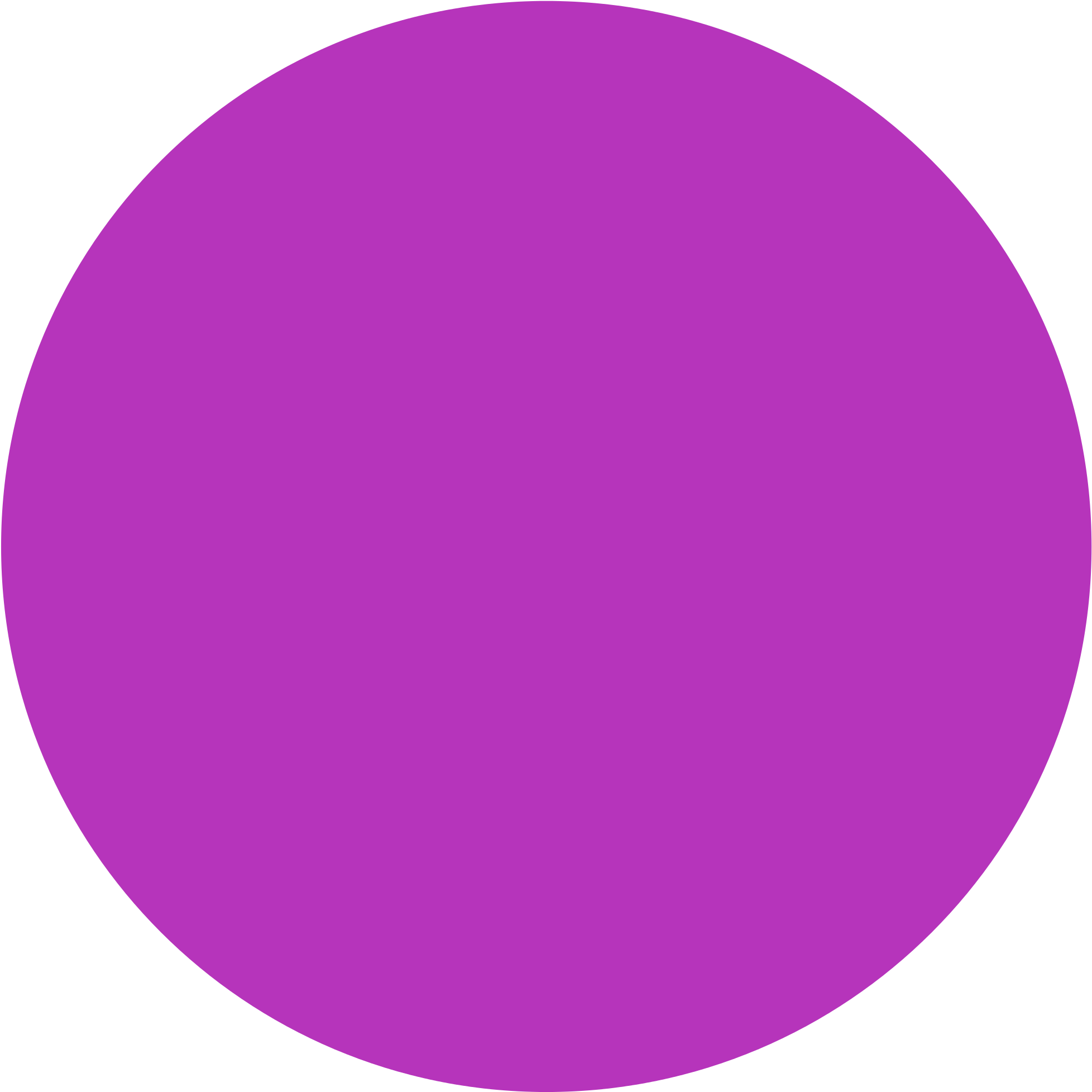 Lacmta Circle Purple Line - Purple Circle Transparent Background (2000x2000), Png Download