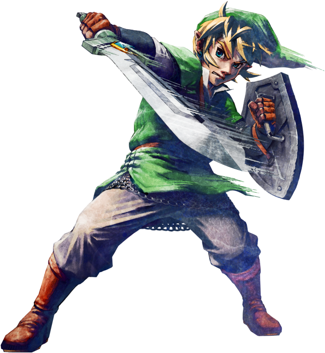 This Is The Skyward Sword In Its Original Form - Zelda Skyward Sword Link (900x837), Png Download