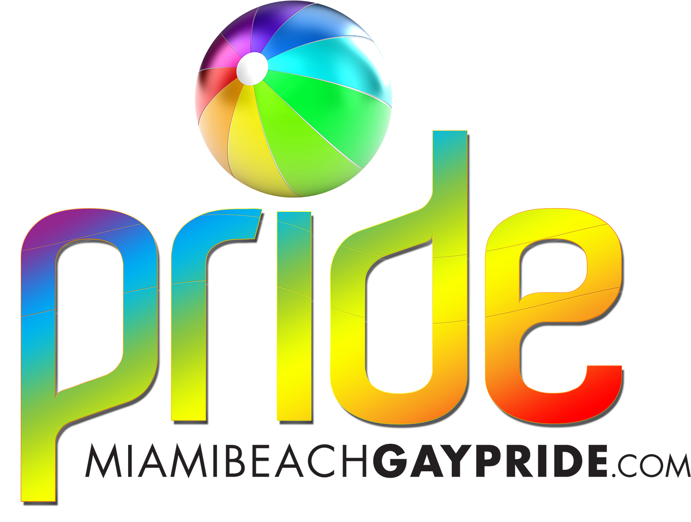 Miami Beach Gay Pride - Miami Beach Gay Pride Logo (1499x1119), Png Download