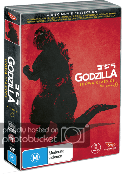 1 Contains The Original Gojira, Alongside Mothra Vs - Godzilla - Showa Classics Vol 1 - Dvd (422x600), Png Download