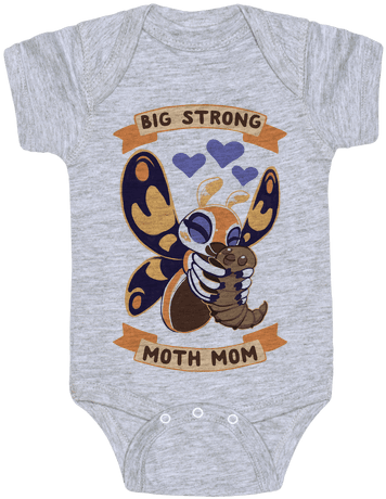 Big Strong Moth Mom Mothra Baby Onesy - Country Baby Onesies (484x484), Png Download