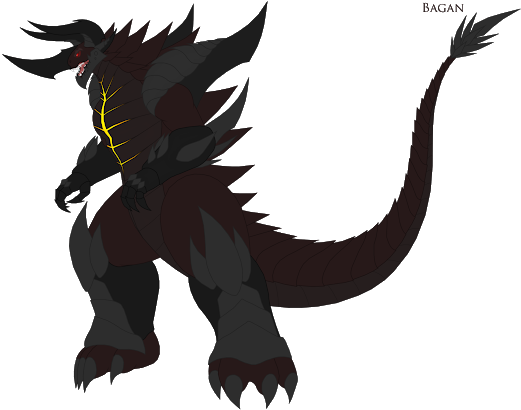 Huger Than Godzilla - Godzilla Bagan Deviantart (530x411), Png Download