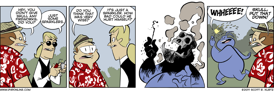 Comic Image For Rocket's Red Glare - Cartoon (910x308), Png Download