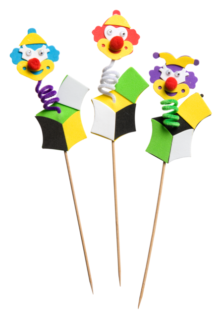 Cocktail Sticks, Jack In The Box, Wood, 220mm, Assorted - Illustration (640x640), Png Download