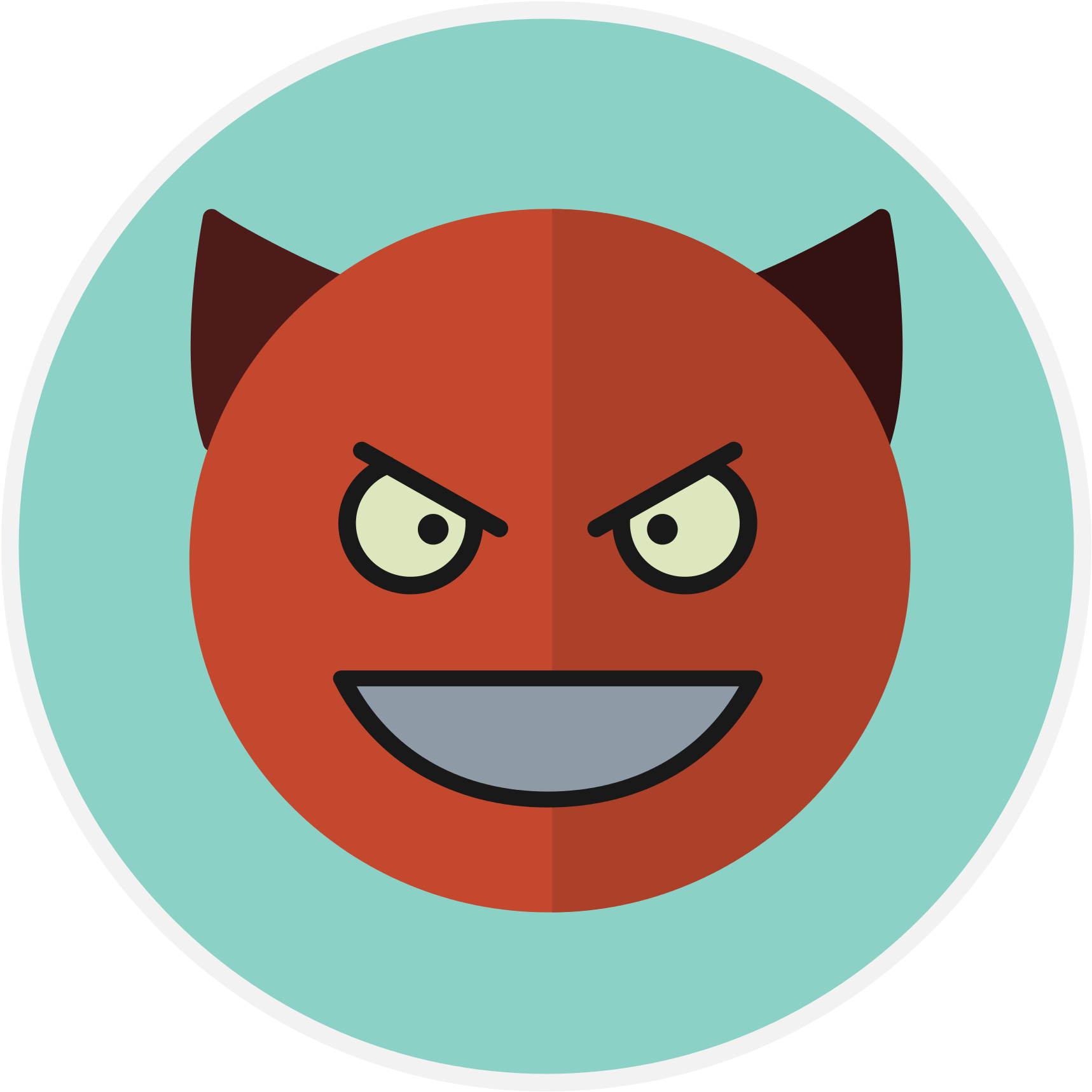 Open - Devil Icon Png (2000x2000), Png Download