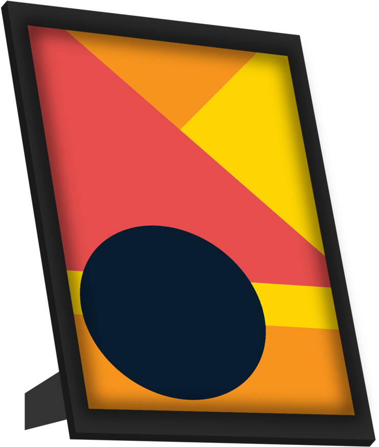 Online Shopping Framed Art Prints & Brand Merchandise - Art (858x1024), Png Download