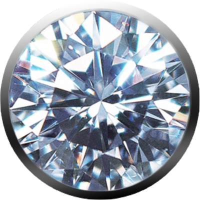 Diamond Retouched W/ Border Psd - 2 Diamonds (400x400), Png Download