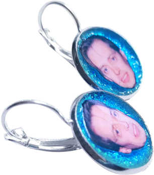 Steve Buscemi Glitter Earring - Glitter Earring (550x550), Png Download