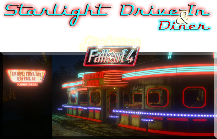 Right Off Of The Red Rockets Glare - Fallout 4 Diner Mod (726x465), Png Download