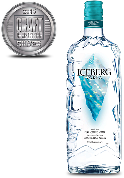 Iceberg Vodka - Iceberg Vodka 750 Ml (420x600), Png Download