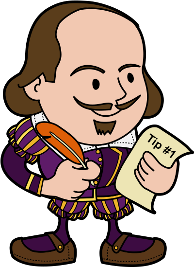 Freeuse Shakespeare Clipart Illustration - Pee Or Not To Pee - L Framed Tile (600x600), Png Download