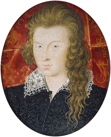 Miniature Of Henry Wriothesley, 3rd Earl Of Southampton, - Henry Wriothesley 3rd Earl (387x477), Png Download