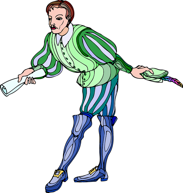Shakespeare Fortune Teller - Clipart Shakespeare Character (609x640), Png Download