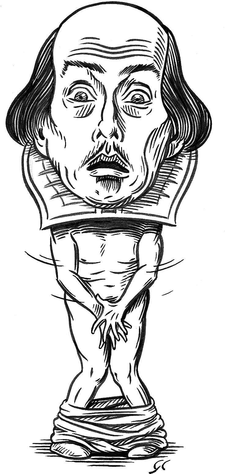 Naked Shakespeare Company Logo - Shakespeare Naked (752x1630), Png Download