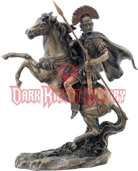 Roman Centurion On Horseback Statue - Roman Centurion Statue (603x603), Png Download