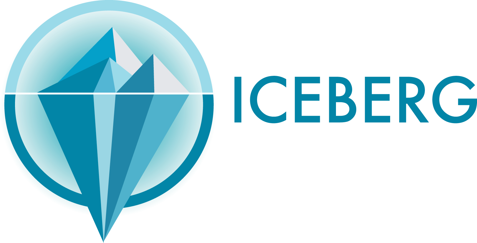 Iceberg Colour Logo - Айсберг Логотип (1620x827), Png Download