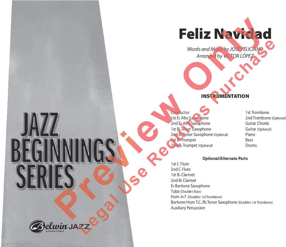 Feliz Navidad Thumbnail Feliz Navidad Thumbnail Feliz - Hit The Road Jack Brass Score (1152x864), Png Download