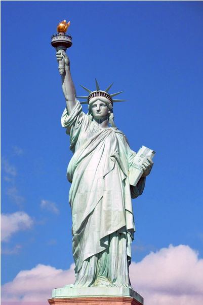 New York City / The Statue Of Liberty Unesco World - Statue Of Liberty (650x650), Png Download