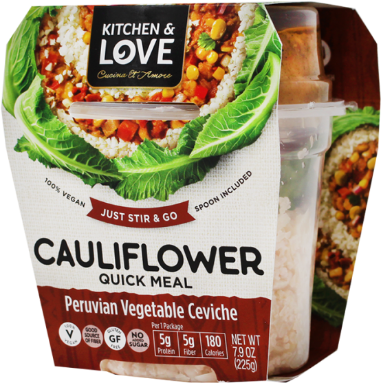 Peruvian Vegetable Ceviche Cauliflower Quick Meal - Vegetable (1000x1000), Png Download