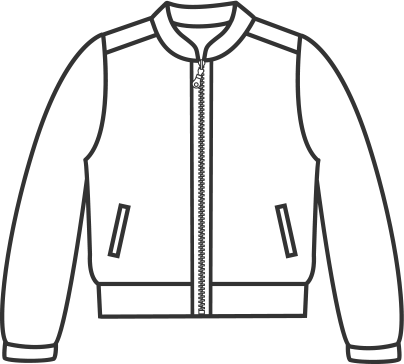 Size Guide - Clothing (404x364), Png Download