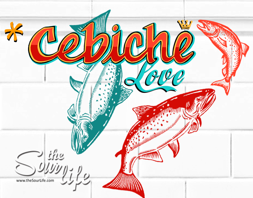 Cebiche Love Logo - Fish Jumping Out Of Water (846x662), Png Download
