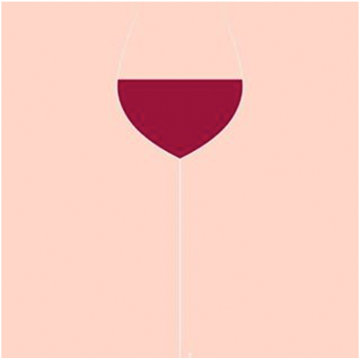 Modern-pour - Wine Glass (1000x357), Png Download