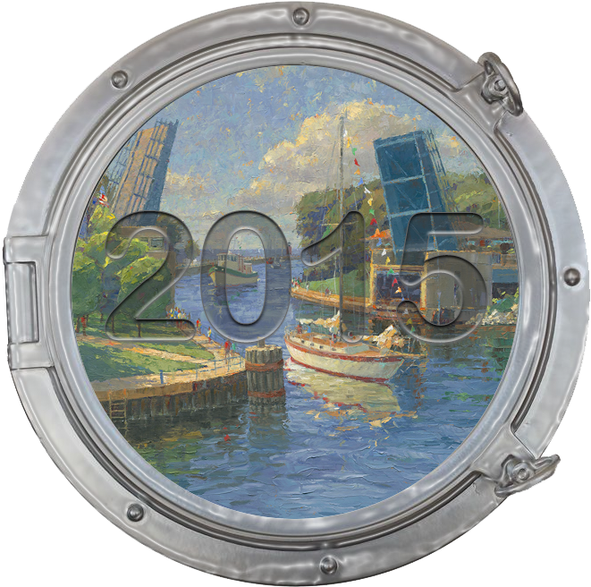 Charlevoix Venetian Festival Artwork - Circle (672x673), Png Download